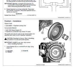 John Deere 6090 Diesel Engine Level 21 ECU Repair Technical Manual (CTM104819) - Image 3