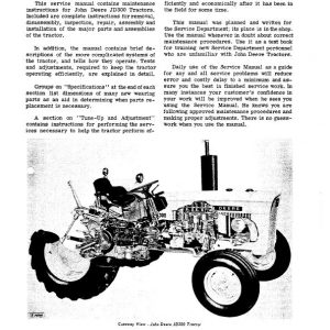 John Deere JD300 Tractor Repair Technical Manual (SM2073) - Image 3