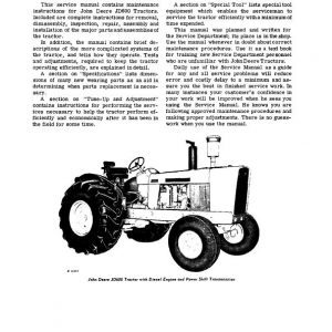 John Deere JD600 Tractor Repair Technical Manual (SM2058) - Image 3