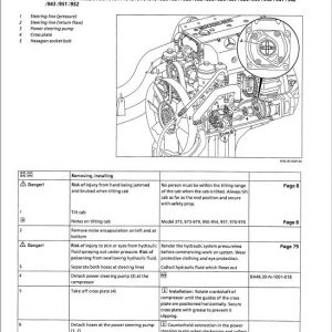 Manitou MHT 7140, MH T990, MHT 990 MHO Telehandler Repair Manual - Image 4