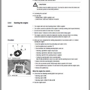 Gehl 418T Wheel Loader Operators and Parts Manual - Image 3