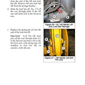 Gehl AL 140 Articulated Loader Repair Service Manual - Image 5