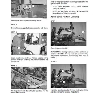 Gehl AL 240 Articulated Loader Repair Service Manual - Image 4