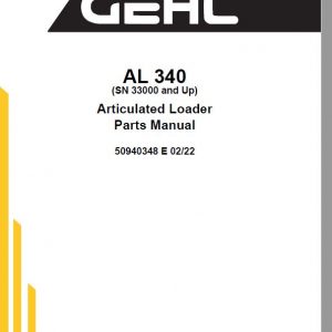 Gehl AL 340 Articulated Loader Repair Service Manual - Image 5