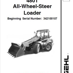 Gehl 480T Wheel Steer Loader Repair Service Manual - Image 3