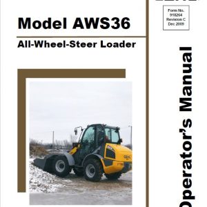 Gehl AWS36, AWS46 Wheel Steer Loader Repair Service Manual - Image 3