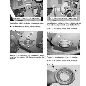 Gehl AL 540 Articulated Loader Repair Service Manual - Image 4