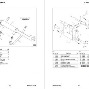 Gehl AL 440 Articulated Loader Repair Service Manual - Image 5