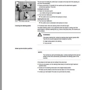 Gehl 280 Wheel Steer Loader Repair Service Manual - Image 5