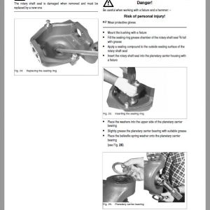 Gehl 721, 721T Wheel Loader Repair Service Manual - Image 5