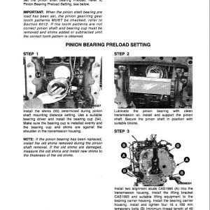 Case 5120, 5130, 5140, 5150 Maxxum Tractors Repair Service Manual - Image 3