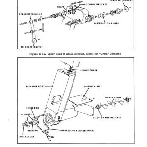 Case 600, 660 Combine Trencher Repair Service Manual - Image 4