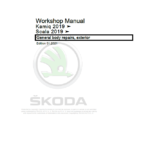 SKODA KAMIQ (NW) Repair Service Manual