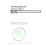 SKODA OCTAVIA II (1Z, 91) Repair Service Manual