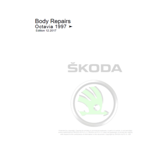 SKODA OCTAVIA TOUR (1U) Repair Service Manual