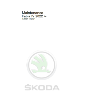 SKODA FABIA IV (PJ) Repair Service Manual