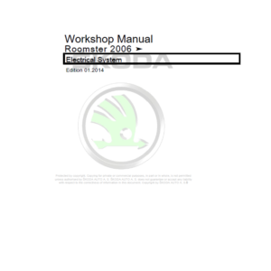 SKODA ROOMSTER (5J, 5J0) Repair Service Manual