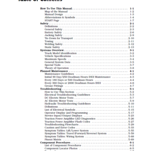 Toyota 8HBW30, 8HBE30, 8HBC30, 8HBE40, 8HBC40, 8TB50 Pallet Trucks Repair Manual - Image 2