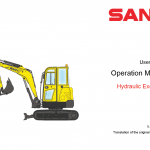 Sany SY18C Hydraulic Excavator Repair Service Manual - Image 2