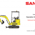 Sany SY16C Hydraulic Excavator Repair Service Manual - Image 2