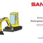 Sany SY35U, SY35C Hydraulic Excavator Repair Service Manual - Image 2