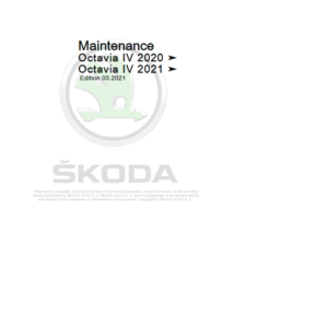 SKODA OCTAVIA IV (NX) Repair Service Manual - Image 2