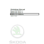 SKODA RAPID (NH) Repair Service Manual - Image 2