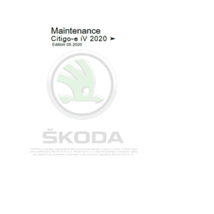 SKODA CITIGO-E IV (NE) Repair Service Manual - Image 3