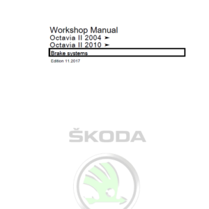 SKODA OCTAVIA II (1Z, 91) Repair Service Manual - Image 3