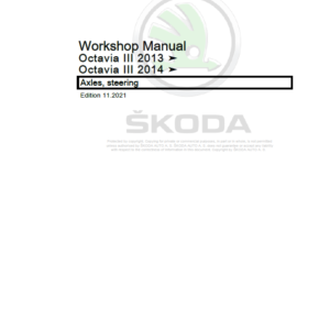 SKODA OCTAVIA III (5E, NL, NR) Repair Service Manual - Image 3