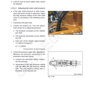 Sany SY215C Hydraulic Excavator Repair Service Manual - Image 4