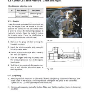 Sany SY265C-9 Hydraulic Excavator Repair Service Manual - Image 4