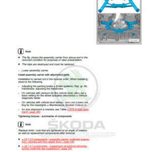 SKODA OCTAVIA III (5E, NL, NR) Repair Service Manual - Image 4