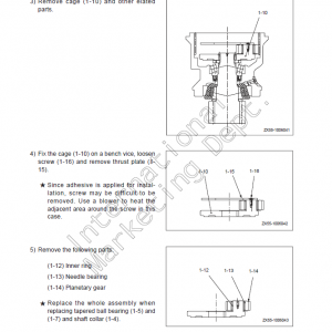 Sany SY55C3, SY55C9, SY60C1 Hydraulic Excavator Repair Service Manual - Image 4