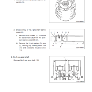 Sany SY215C-LC Hydraulic Excavator Repair Service Manual - Image 5