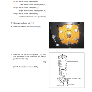 Sany SY265C-9 Hydraulic Excavator Repair Service Manual - Image 5