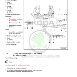 SKODA YETI (5L, 67) Repair Service Manual - Image 5