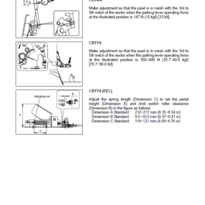 Toyota CBT4, CBTY4, CBT6 Towing Tractor Repair Service Manual - Image 5