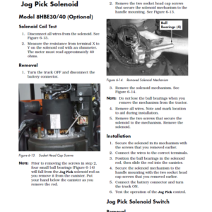 Toyota 8HBW30, 8HBE30, 8HBC30, 8HBE40, 8HBC40, 8TB50 Pallet Trucks Repair Manual - Image 5