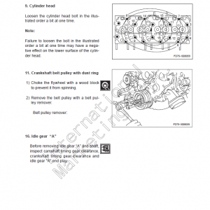 Sany SY55C3, SY55C9, SY60C1 Hydraulic Excavator Repair Service Manual - Image 5