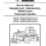 Bobcat TR40250 EVO, TR50190 EVO, TR50210 EVO versaHandler Telescopic Service Repair Manual