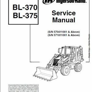 Bobcat BL370, BL375 Loader Service Repair Manual