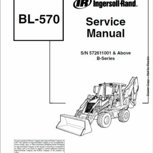 Bobcat BL570 Loader Service Repair Manual