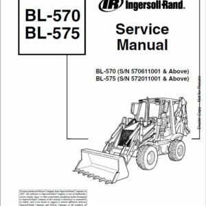 Bobcat BL570, BL575 Loader Service Repair Manual