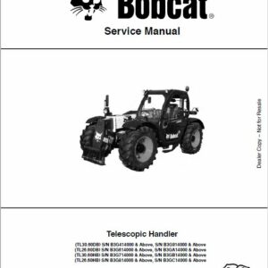 Bobcat TL26.60, TL30.60 versaHANDLER Telescopic Service Repair Manual - Image 1