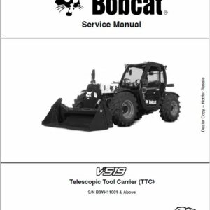 Bobcat V519 versaHANDLER Telescopic Service Repair Manual