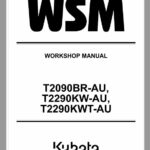 Kubota T2090BR-AU, T2290KW-AU, T2290KWT-AU Lawn Mower Workshop Repair Manual