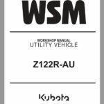 Kubota Z122R-AU Zero Turn Mower Workshop Repair Manual