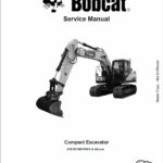 Bobcat E165 Compact Excavator Service Repair Manual