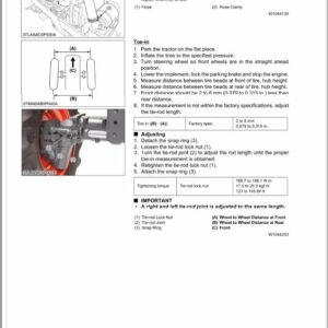 Kubota L4400, L4400HST, L4400, L4400HSTHST Tractor Workshop Repair Manual - Image 2